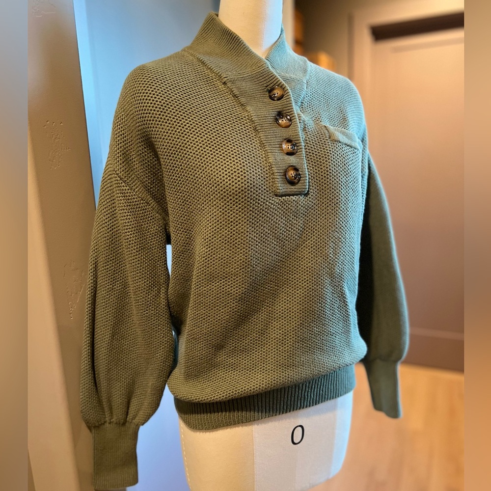 LUNYA Cozy Cotton Silk Pocket Henley